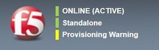 F5 BIG-IP warning
