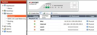 Fortigate Zone ݒ@