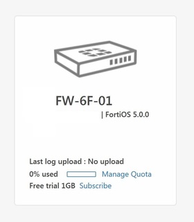 FortiCloud 設定方法